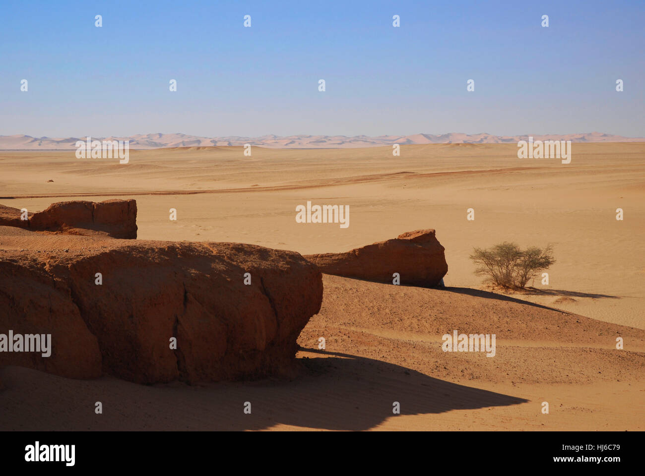 desert landscape at germa Stock Photo