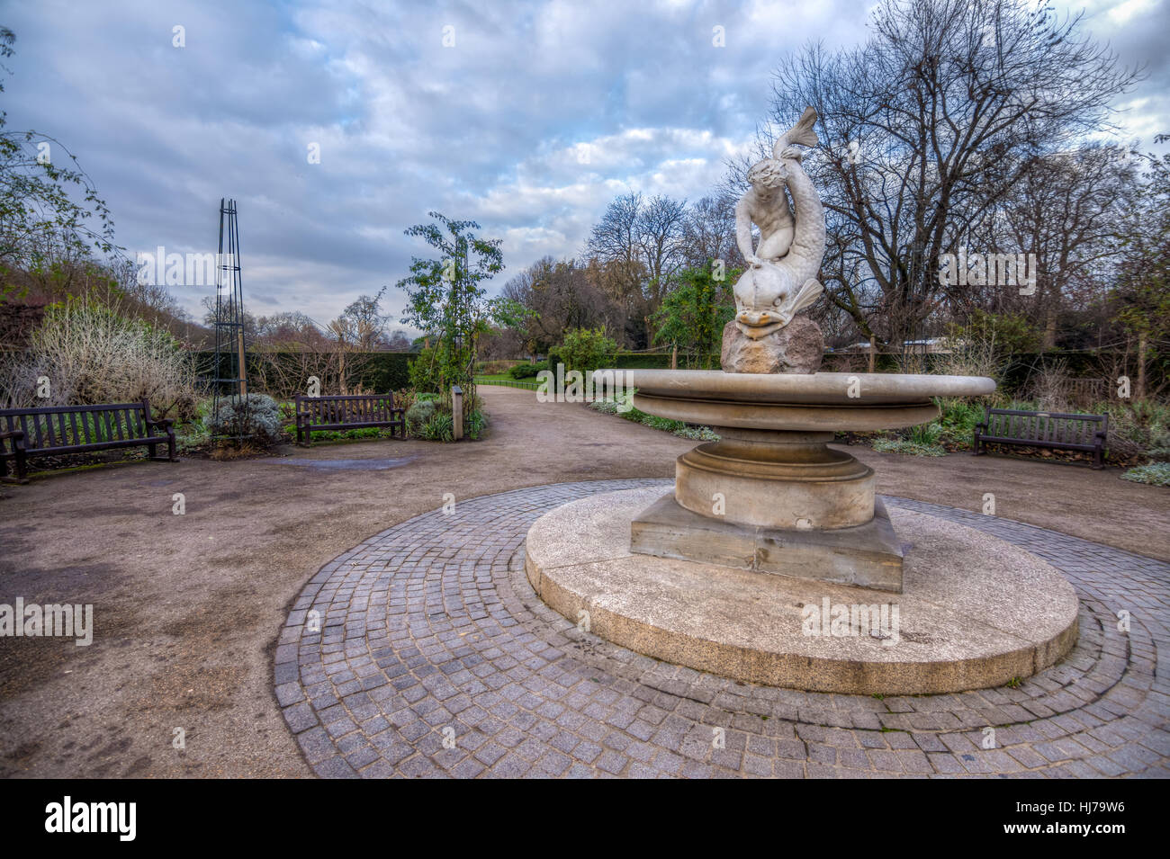 Rose garden in Hyde park London Stock Photo Alamy