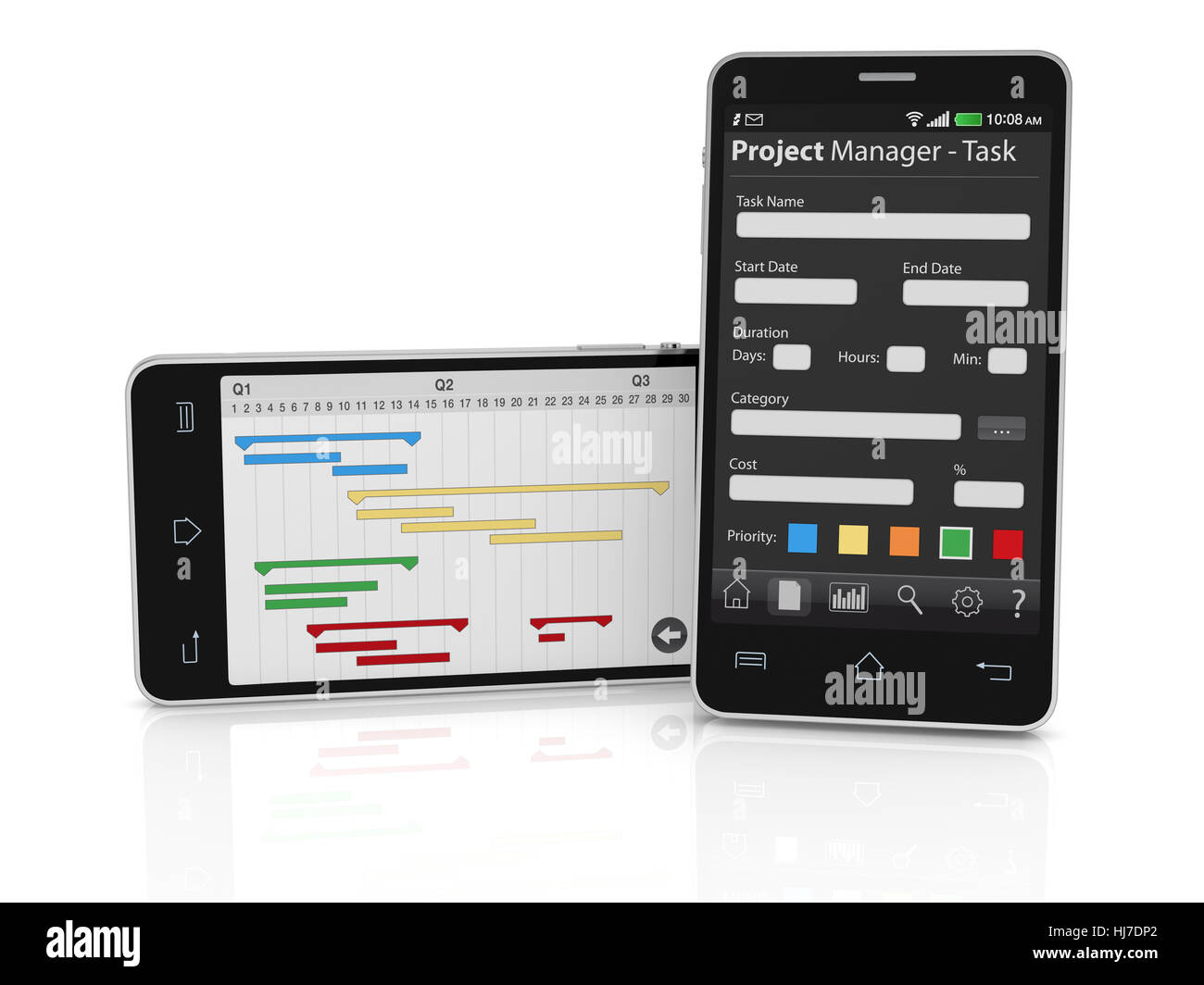Telephone manage Cut Out Stock Images & Pictures - Alamy