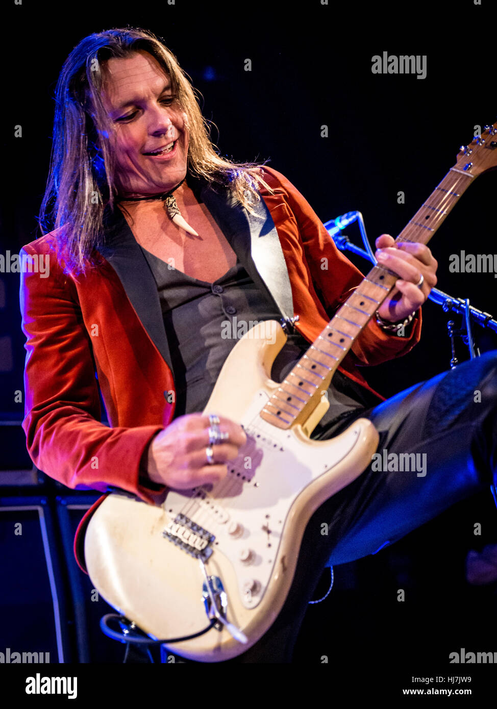 Soren Andersen on guitar at Islington Assembly Hall, London, UK (with Glenn  Hughes Stock Photo - Alamy