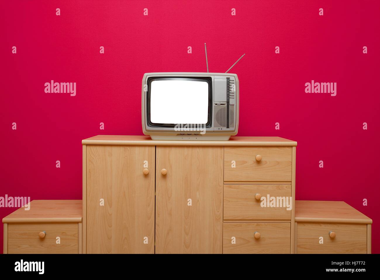 room, vintage, television, tv, televisions, retro, set, old, cabinet, program, Stock Photo