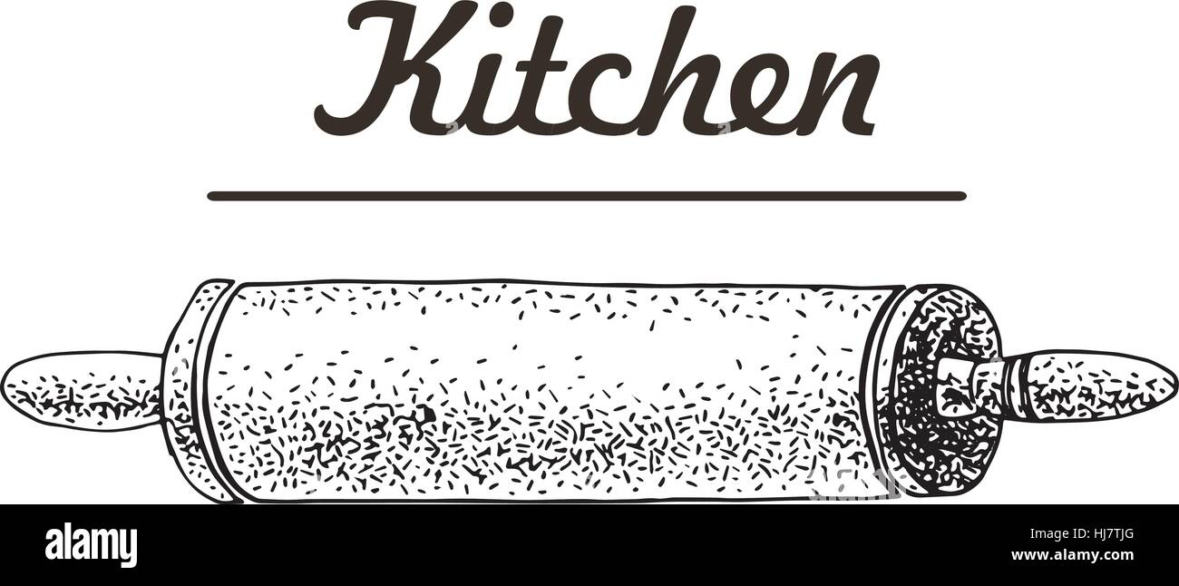 Rolling pins. Cylindrical food preparation Stock Vector Image & Art Alamy