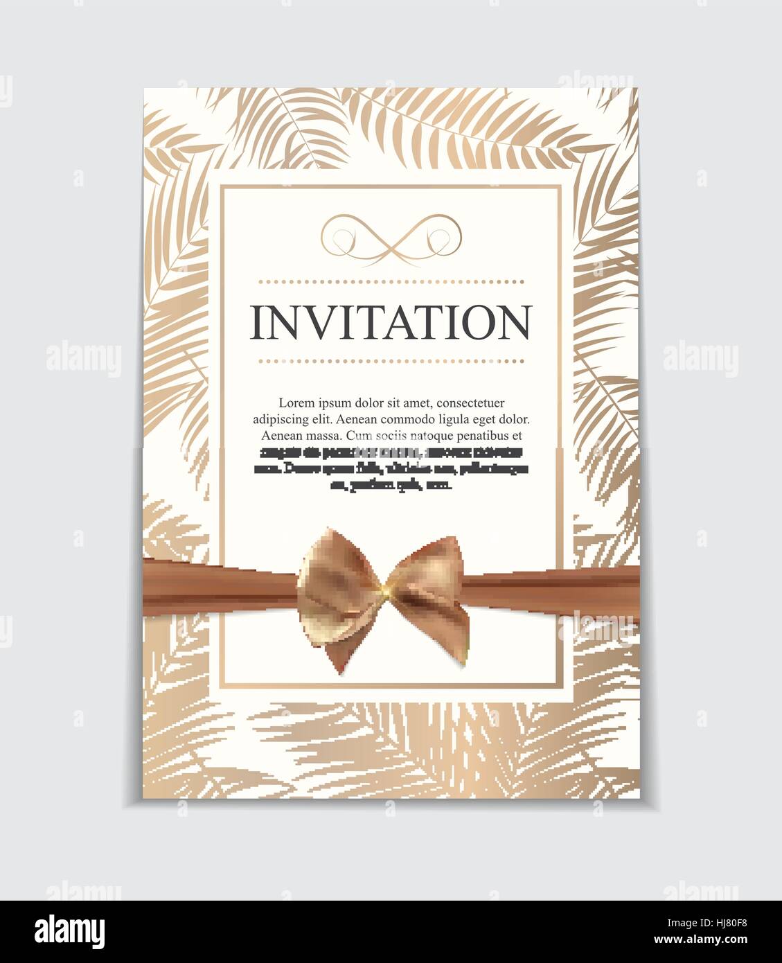 Invitation Card With Monogram On Dark Blue Background. Wedding Invitation,  Save The Date. Vintage Invitation Template. Royalty Free SVG, Cliparts,  Vectors, and Stock Illustration. Image 50132038.