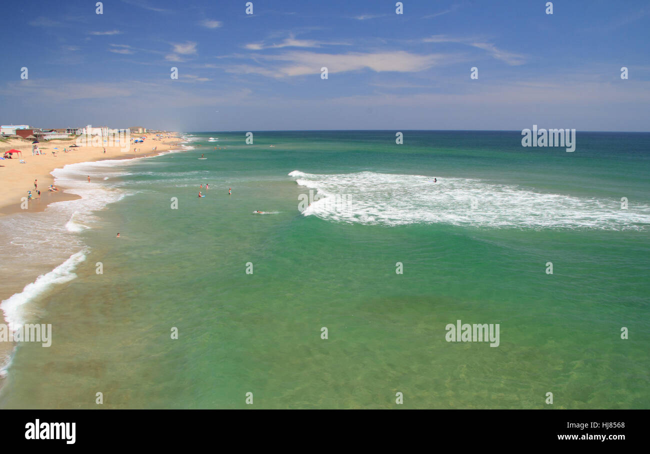 Aerial View of North Carolina Beach Stock Photo Alamy