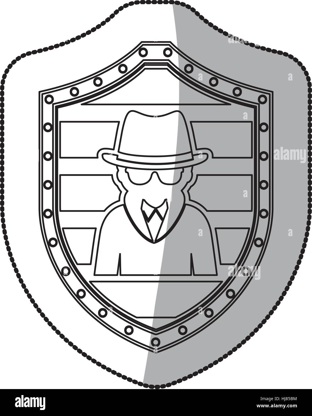 Security system technology icon vector illustration graphic design ...