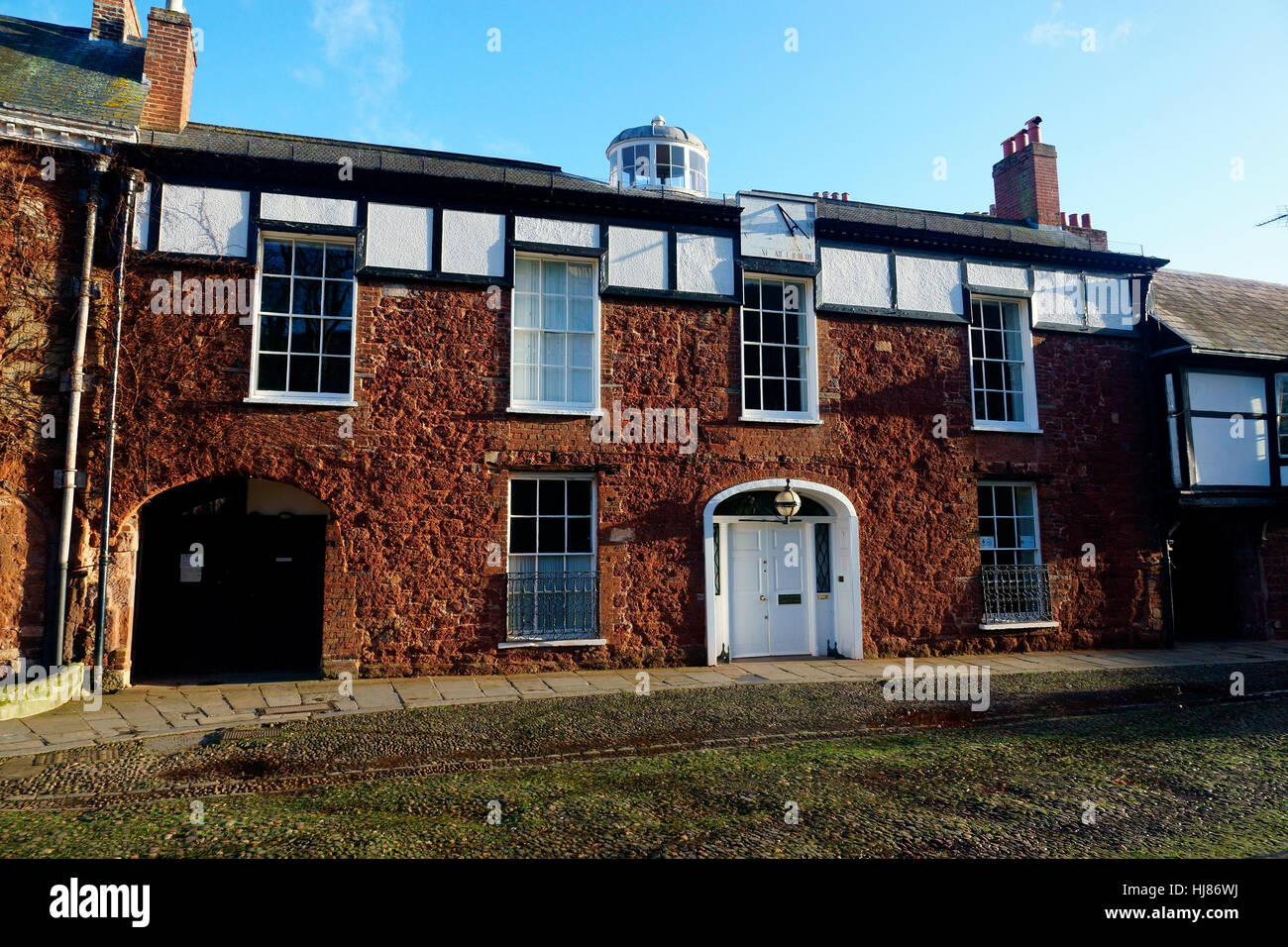 EXETER TOWN HOUSE, DEVON & EXETER INSTITUTION Stock Photo Alamy