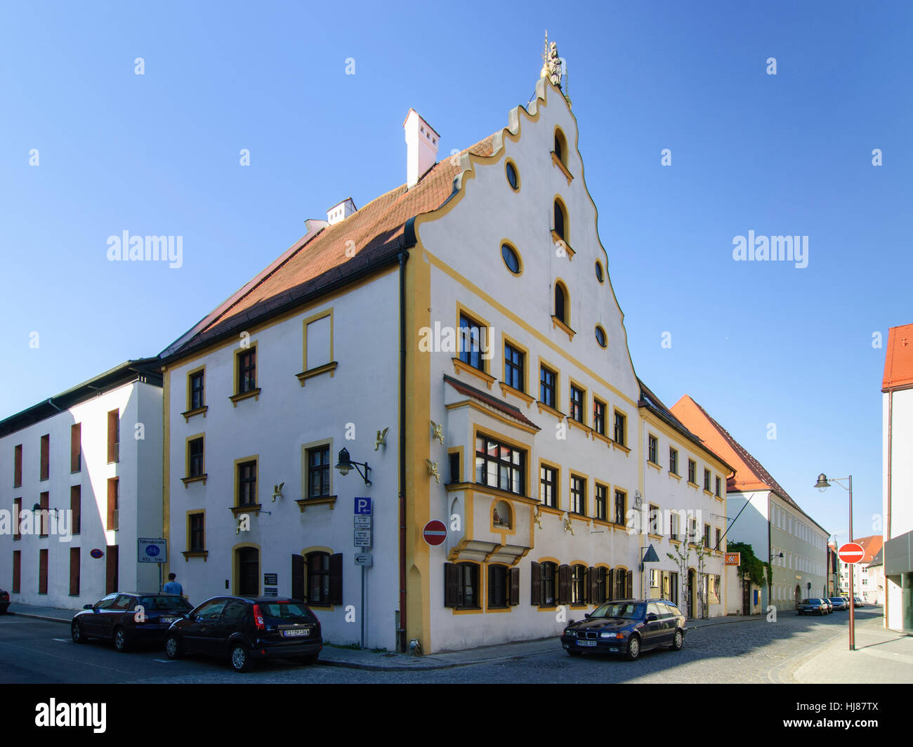 Ingolstadt: Old town; Tillyhaus (Tilly House), Oberbayern, Upper Bavaria, Bayern, Bavaria, Germany Stock Photo