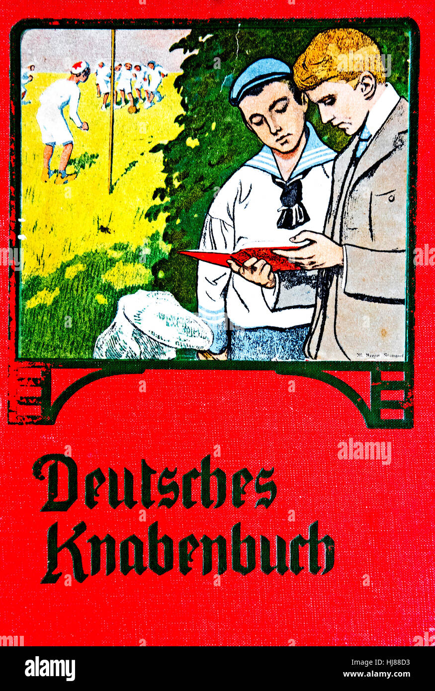 Cover of  books for children (german edition); Cover von Jugendbuch (deutsch) Stock Photo