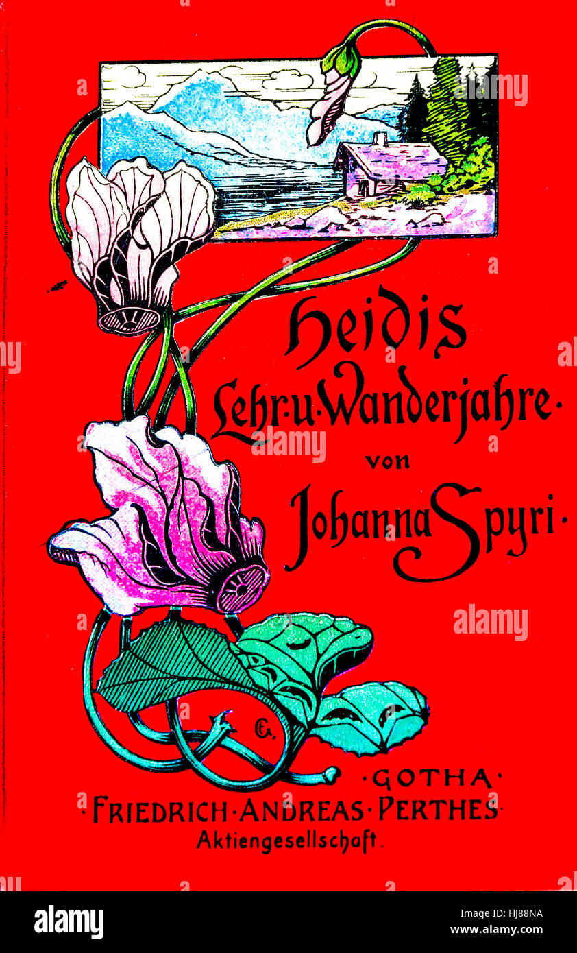Cover of Johanna Spyri, Heidi (german edition); Stock Photo