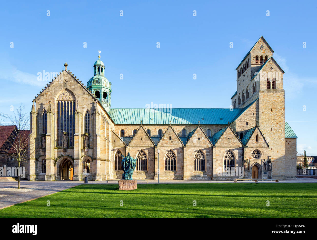 Cathedral of the Assumption of Mary, Hildesheim, Lower Saxony, Germany Stock Photo