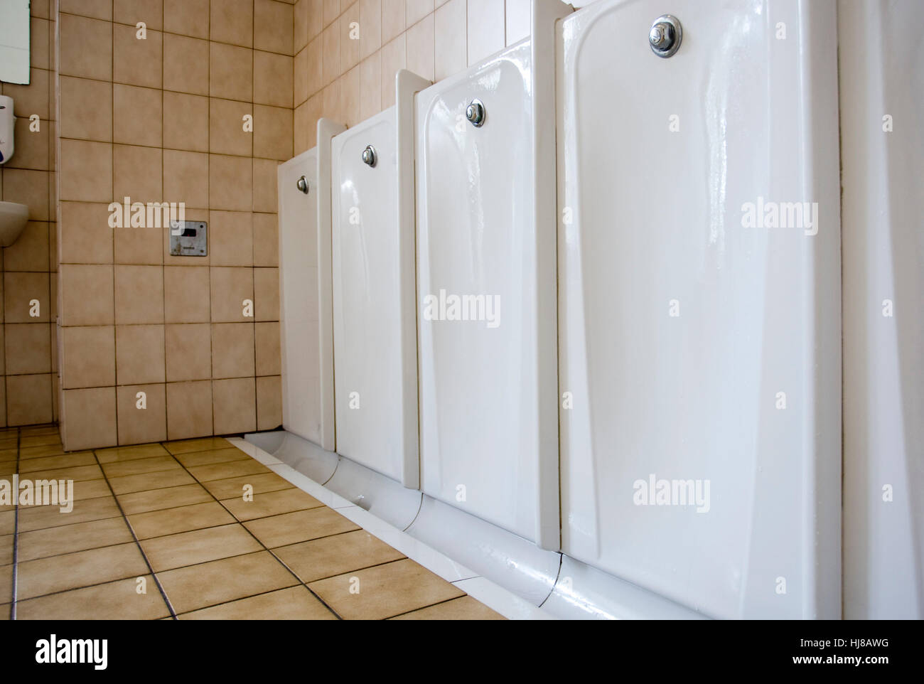 Urinal, Pissoir, lavatory, restroom Stock Photo