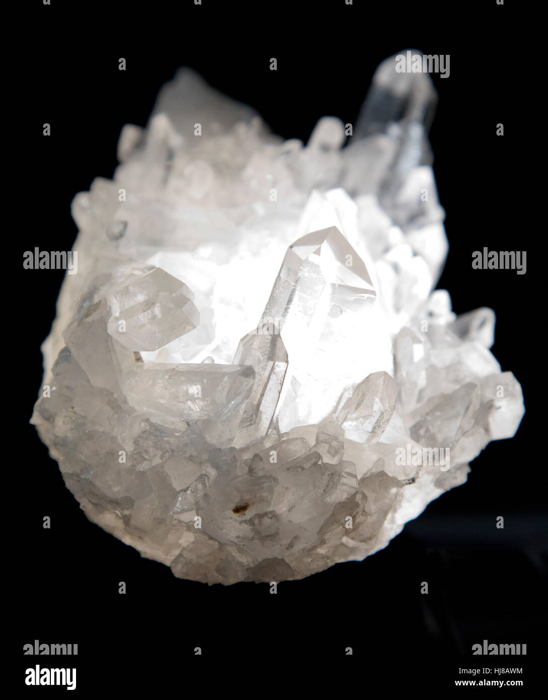 Rock Crystal, Gemstones, Mineral Stock Photo