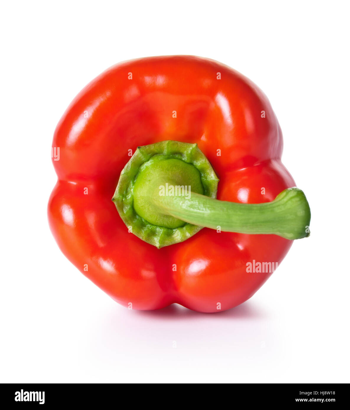 pepper, isolated, vegetable, bell, one, paprika, peppers, whole, red