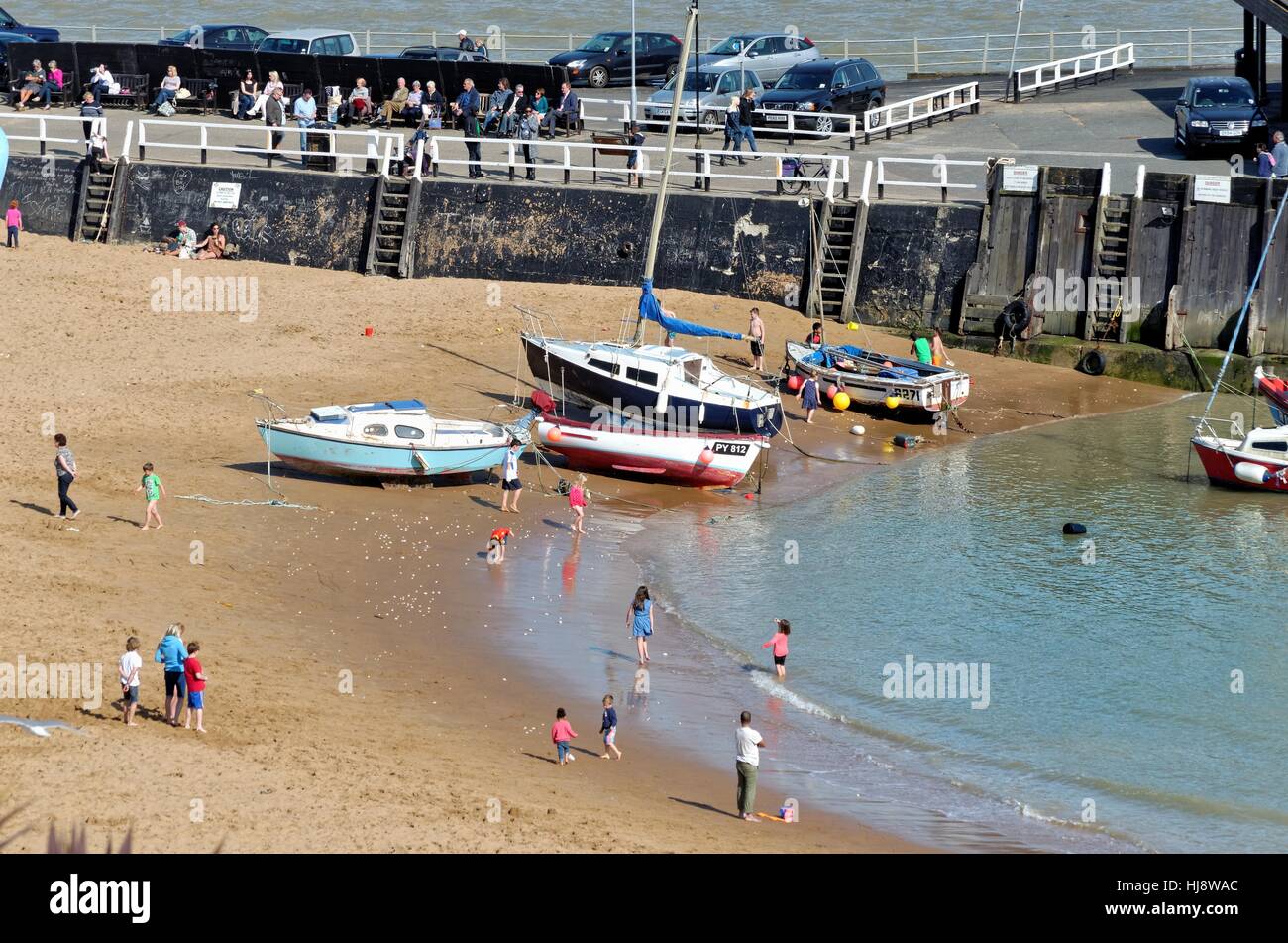 Beach and seafront at Broadstairs Kent UK Stock Photo Alamy