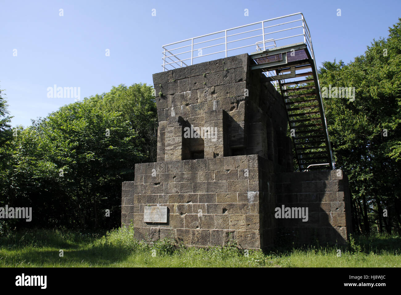 monument, belvedere, monument, belvedere, north rhine-westphalia, porta Stock Photo