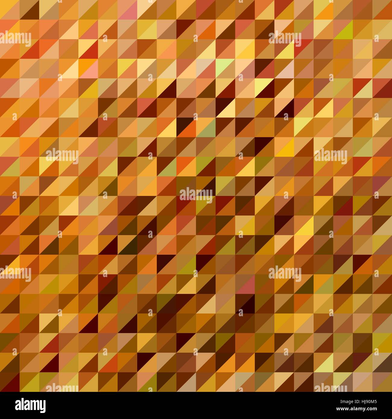 abstract vector geometric triangle background - orange and brown Stock ...