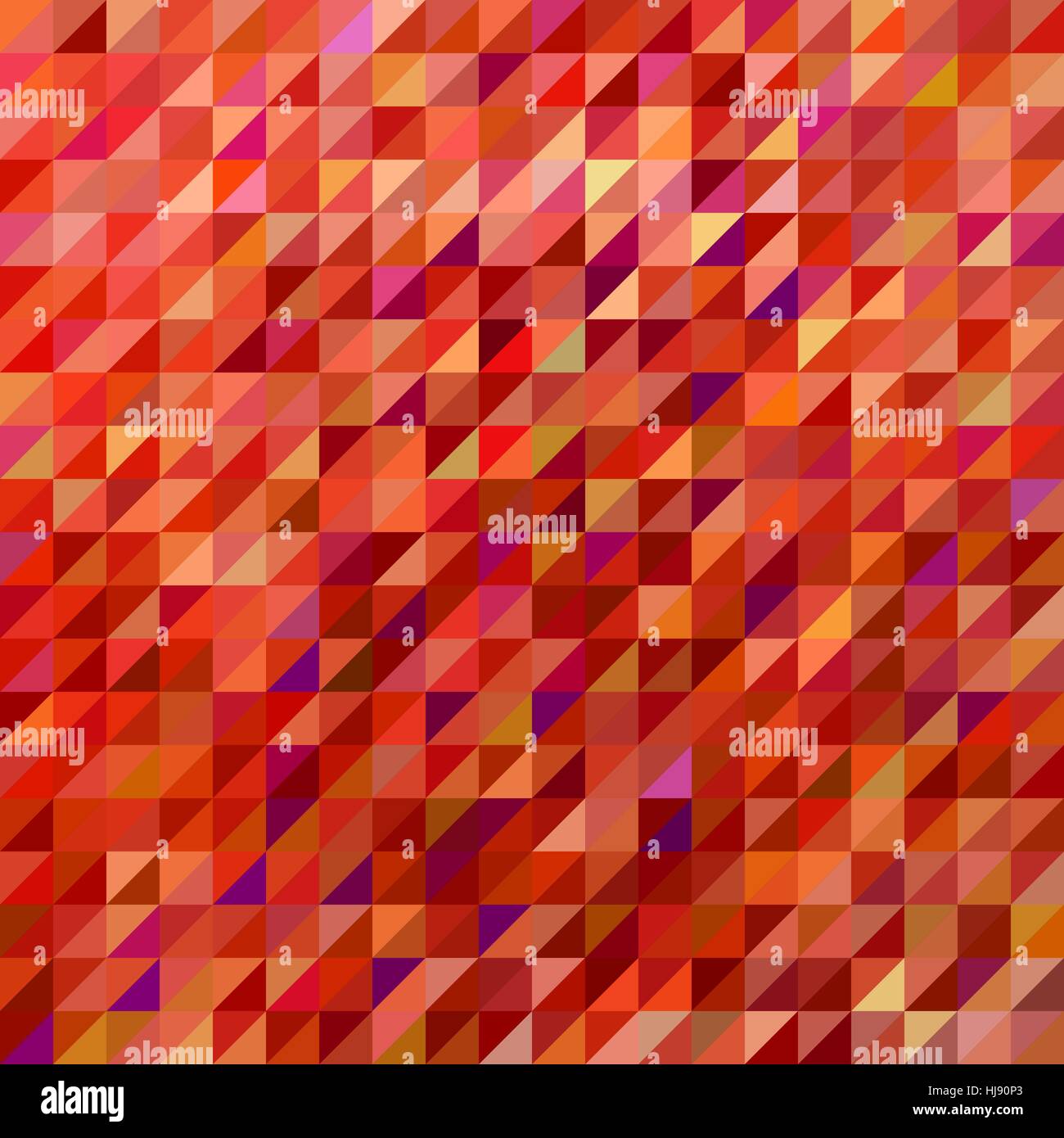 abstract vector geometric triangle background - red and orange Stock ...