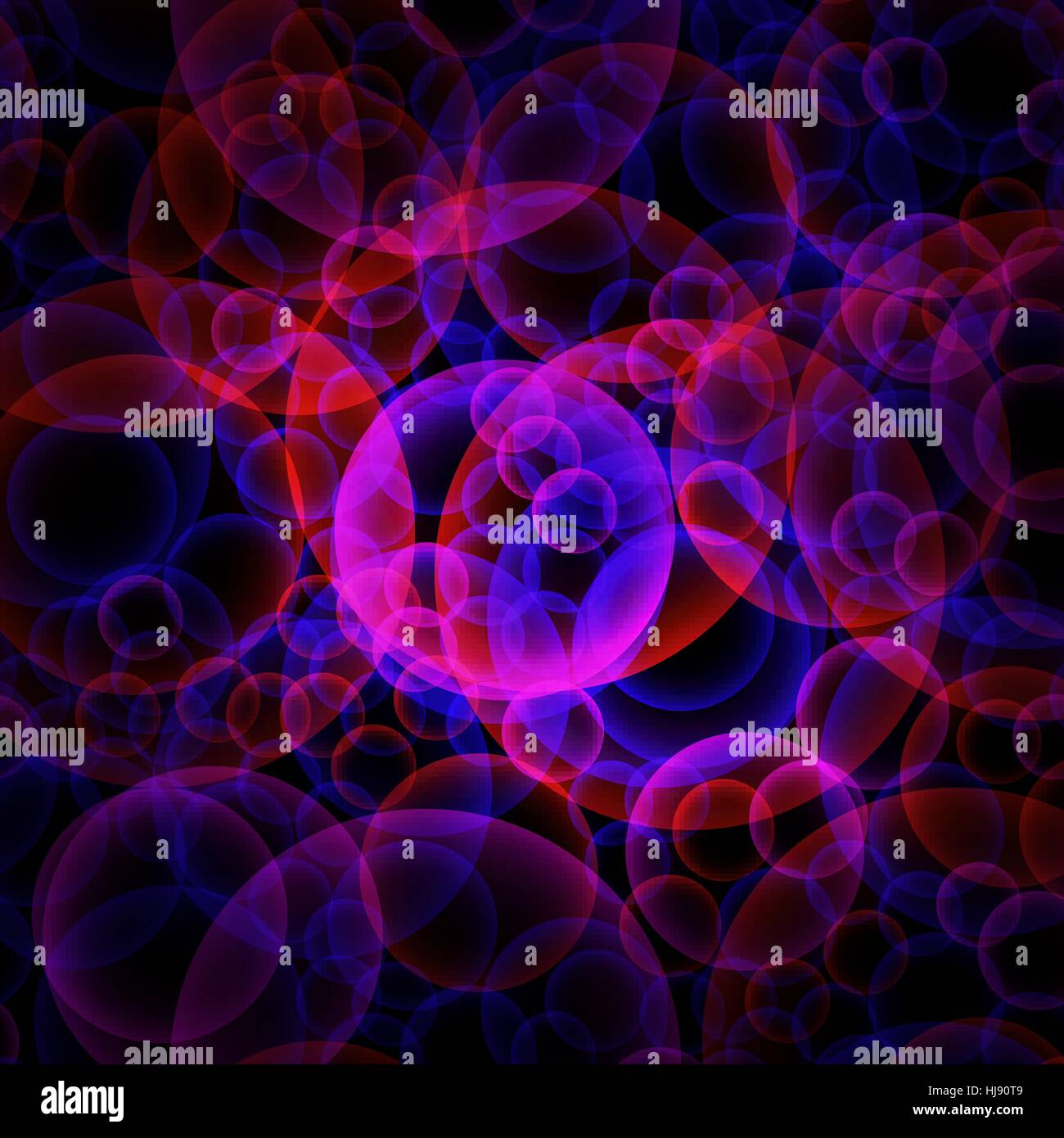 abstract vector glowing background with bright circles - purple and ...