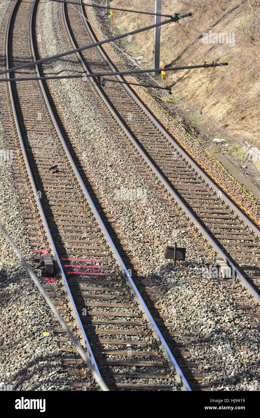 double track stretch,double railroad tracks,rail,railway,railway system