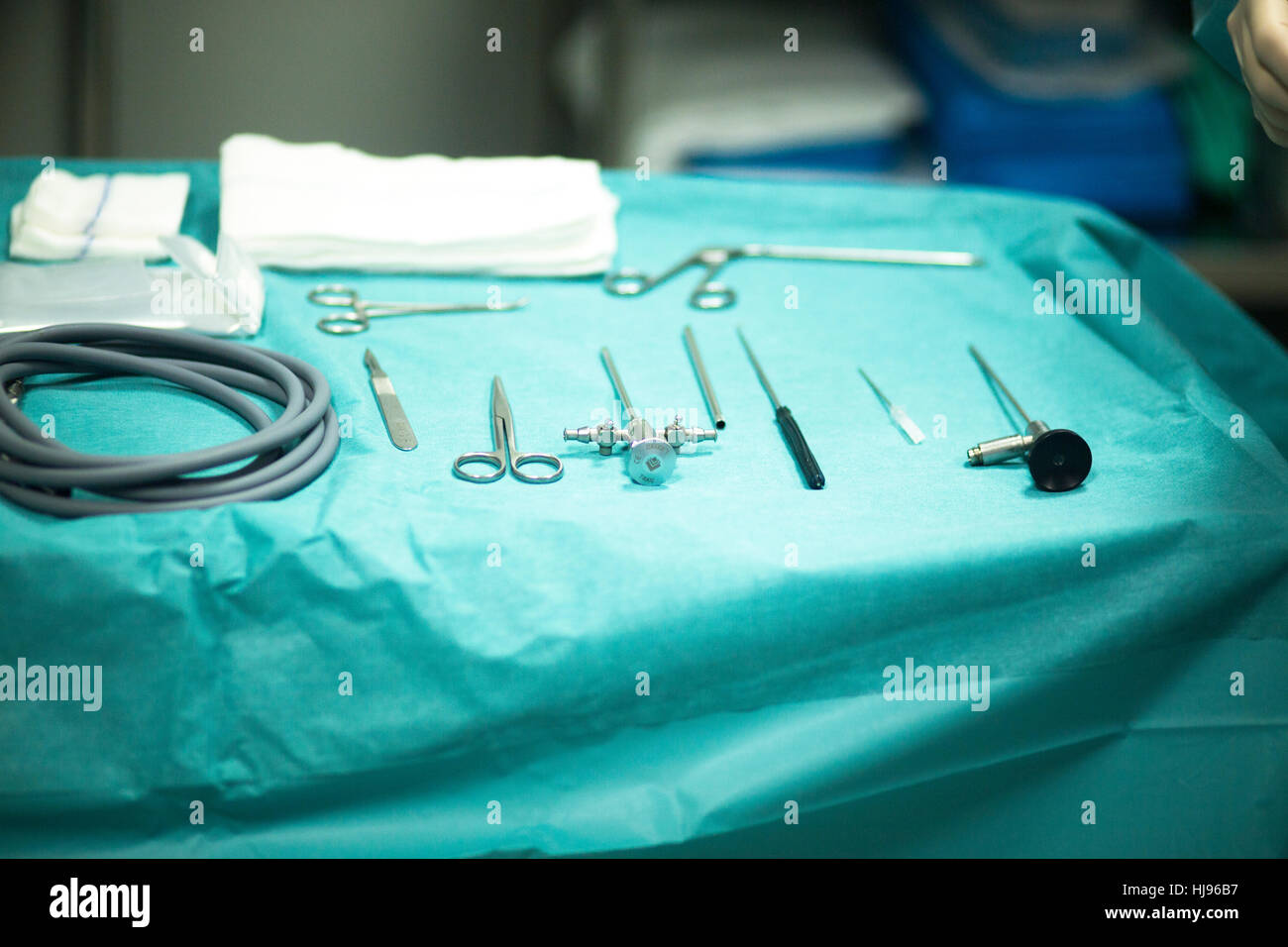 Surgery instrumentation in emergency room operating theater operation ...