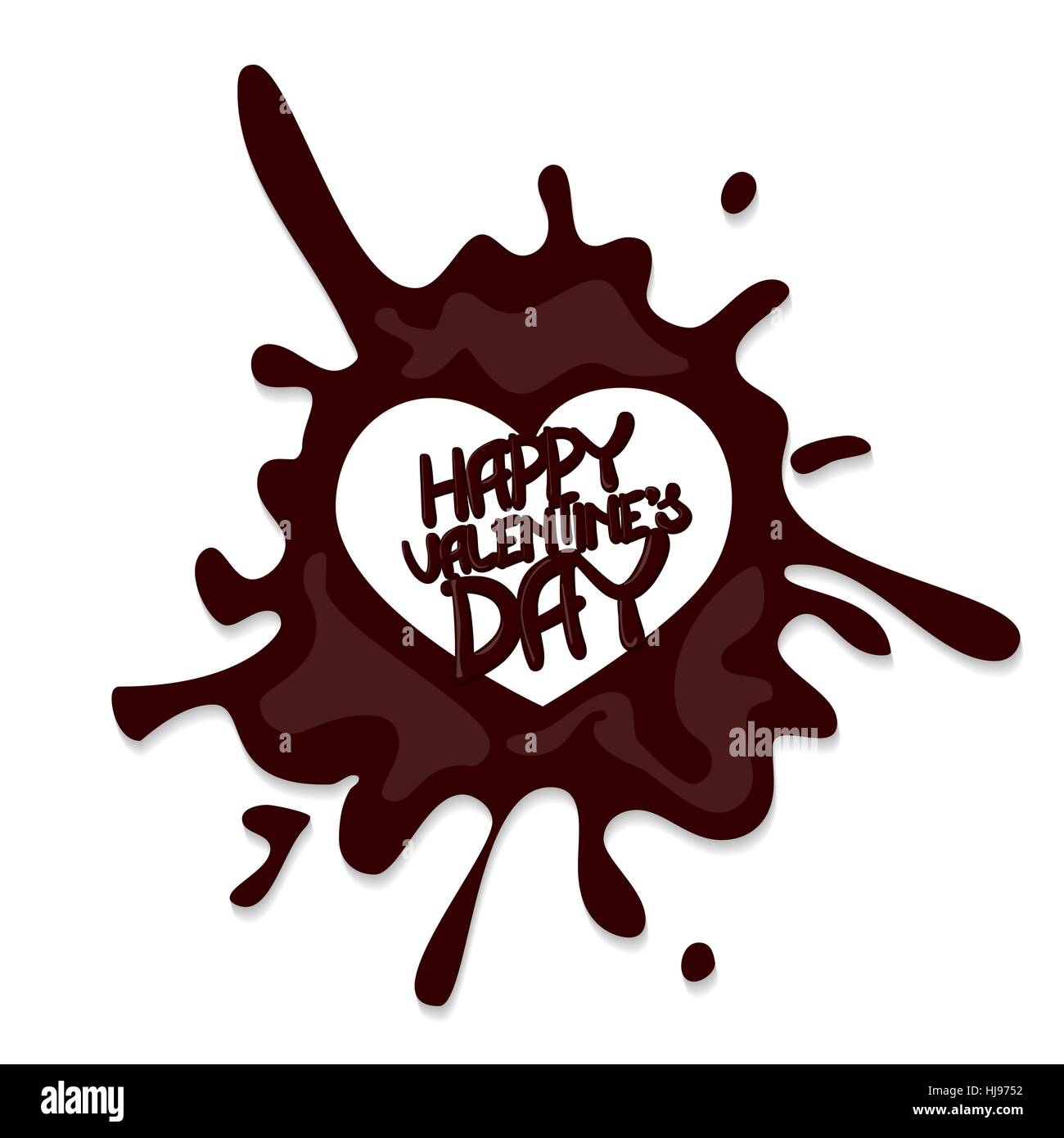 Beautiful dessert valentines day Stock Vector Images - Alamy