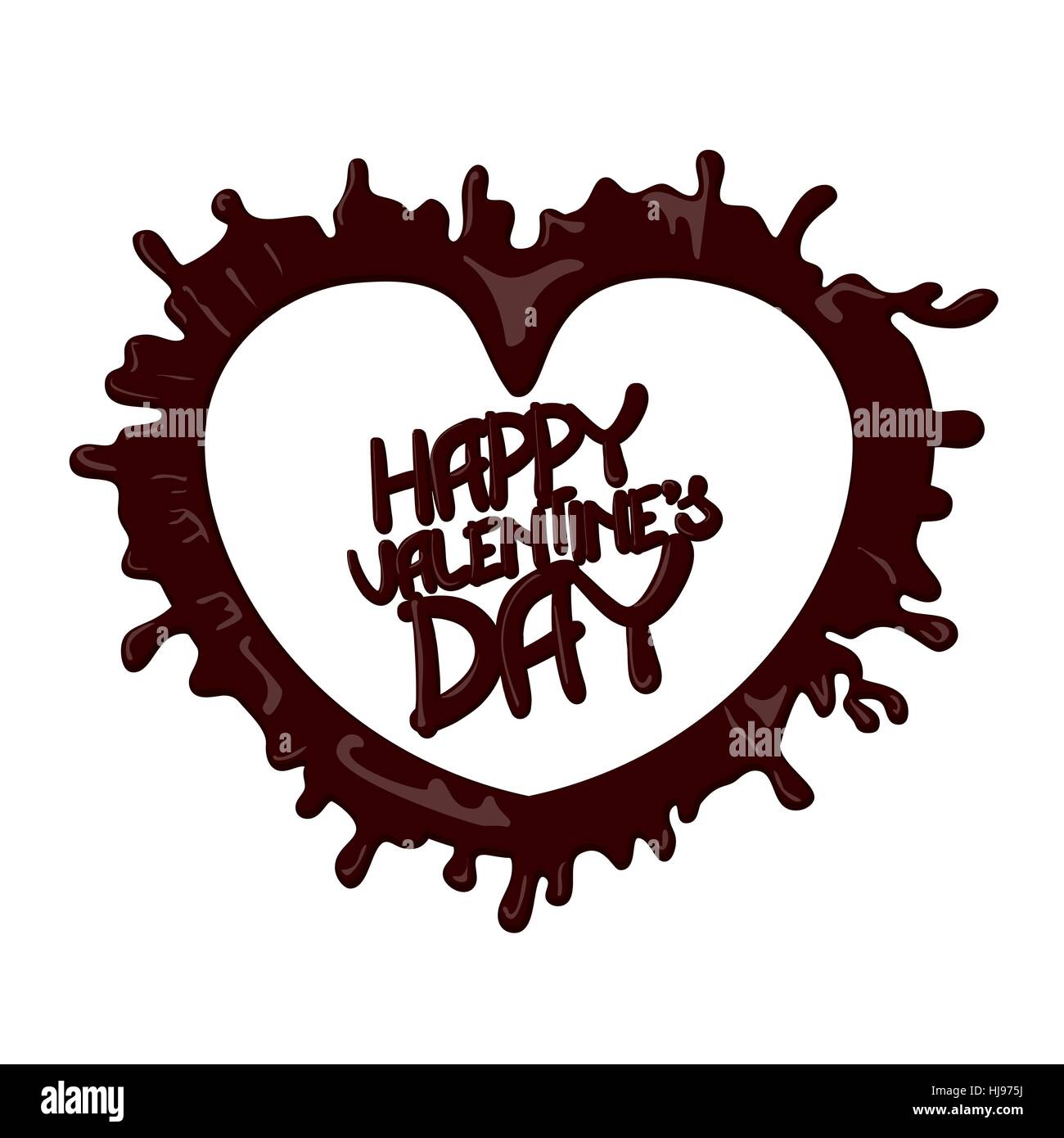 Beautiful dessert valentines day Stock Vector Images - Alamy
