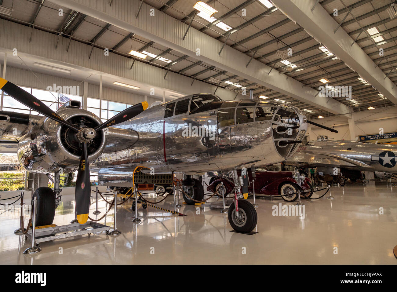 North American B-25 bomber called Mitchell displayed at the Lyon Air Museum  in Santa Ana, California Stock Photo - Alamy