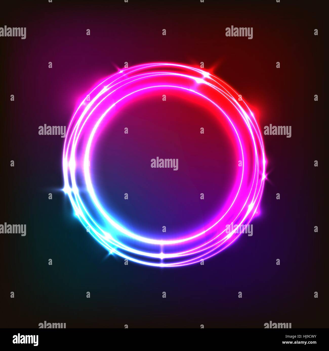 Abstract neon background with colorful circles , stock vector Stock ...