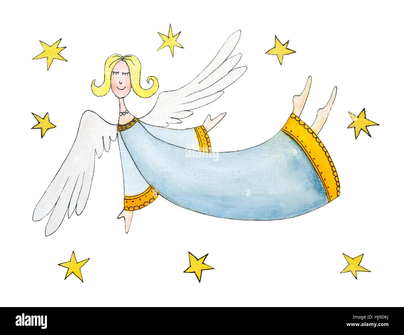 Angel Illustration High Resolution Stock Photography And Images Alamy