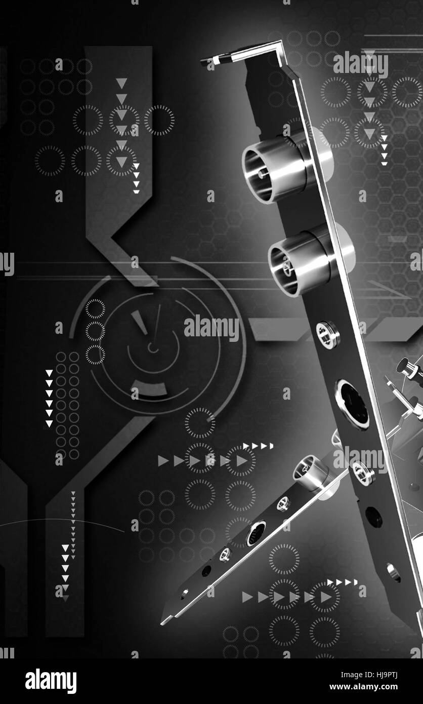 Effects of technology Black and White Stock Photos & Images - Alamy