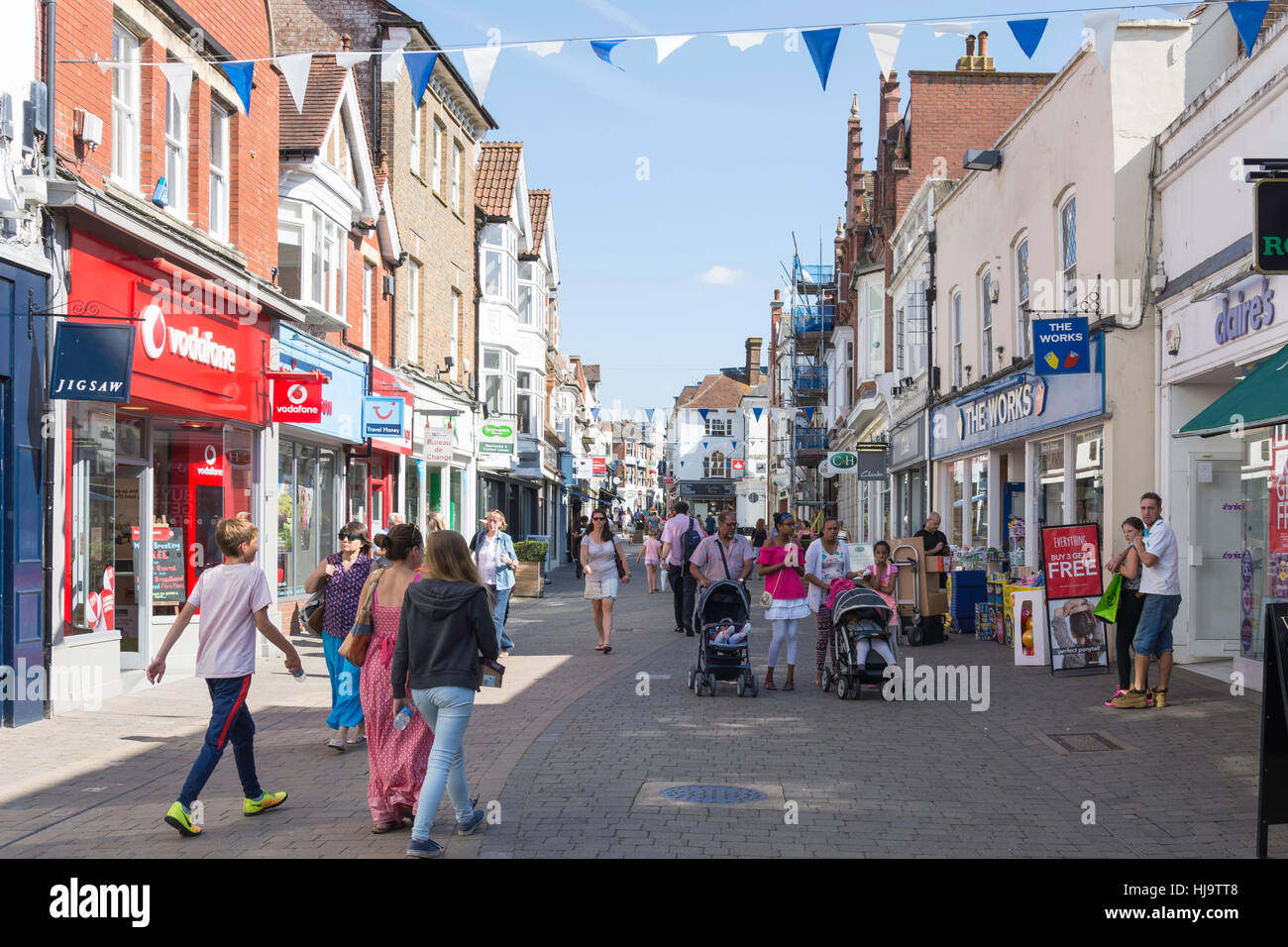 West Street, Horsham, West Sussex, England, United Kingdom Stock Photo