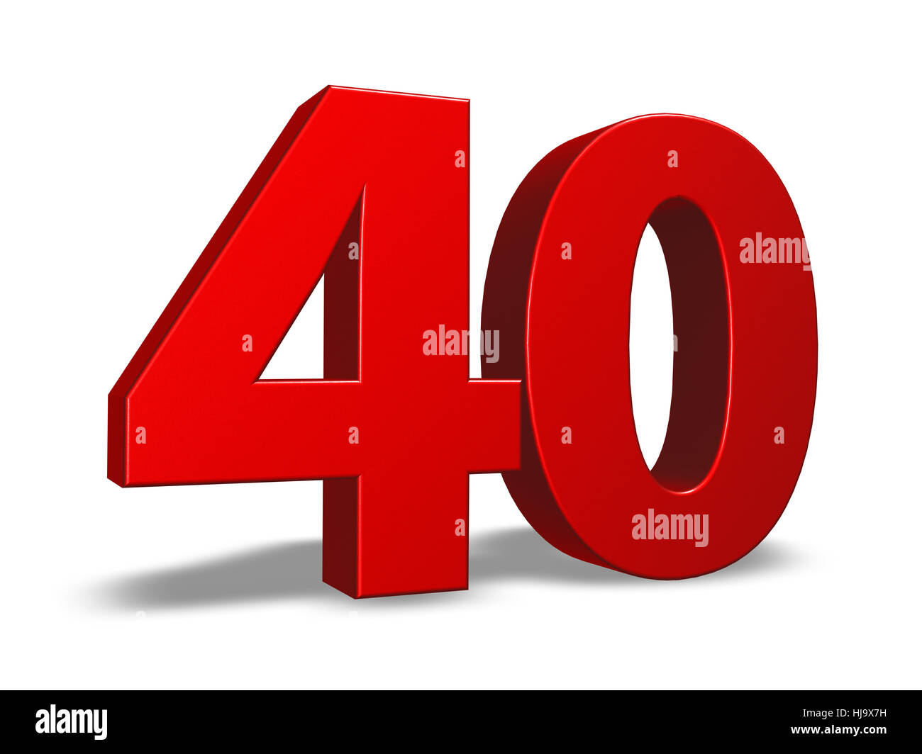 Number forty hi res stock photography and images Alamy