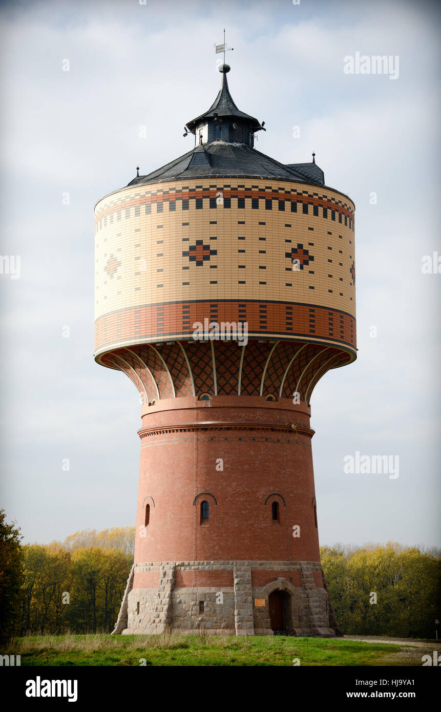 tower, beautiful, beauteously, nice, architectural, water tower, high pressure Stock Photo