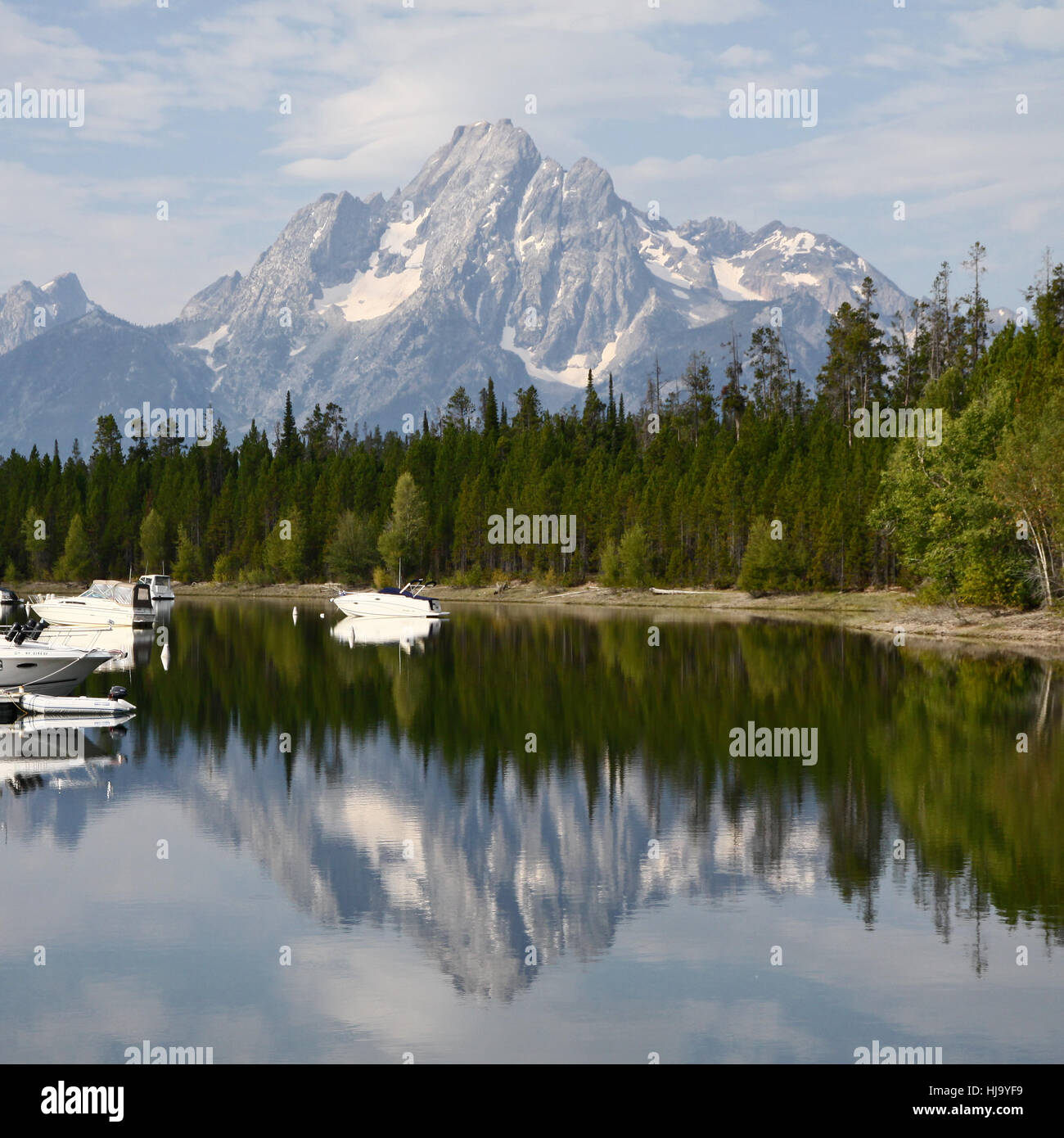 colter bay marina Stock Photo - Alamy