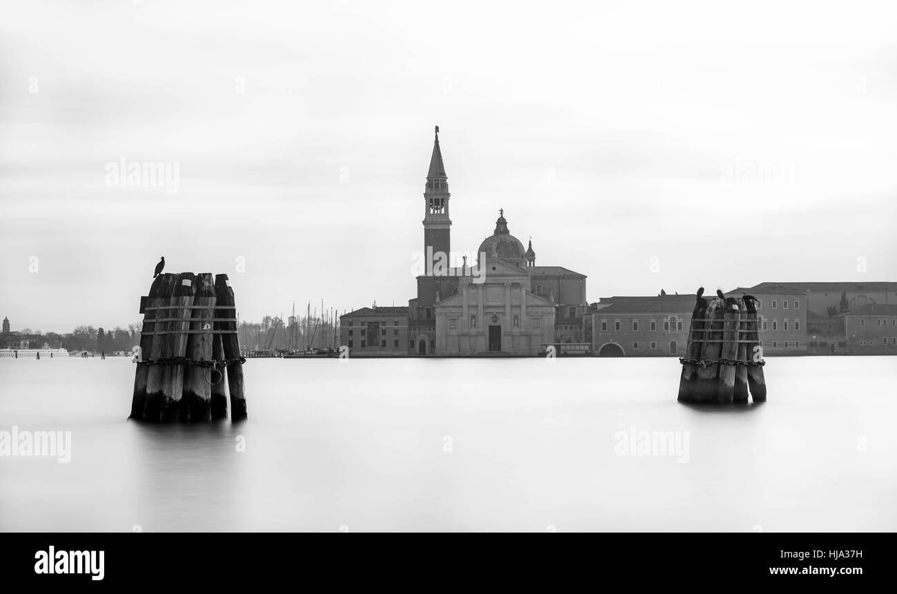 San Giorgio Maggiore in Venice, Italy. Stock Photo