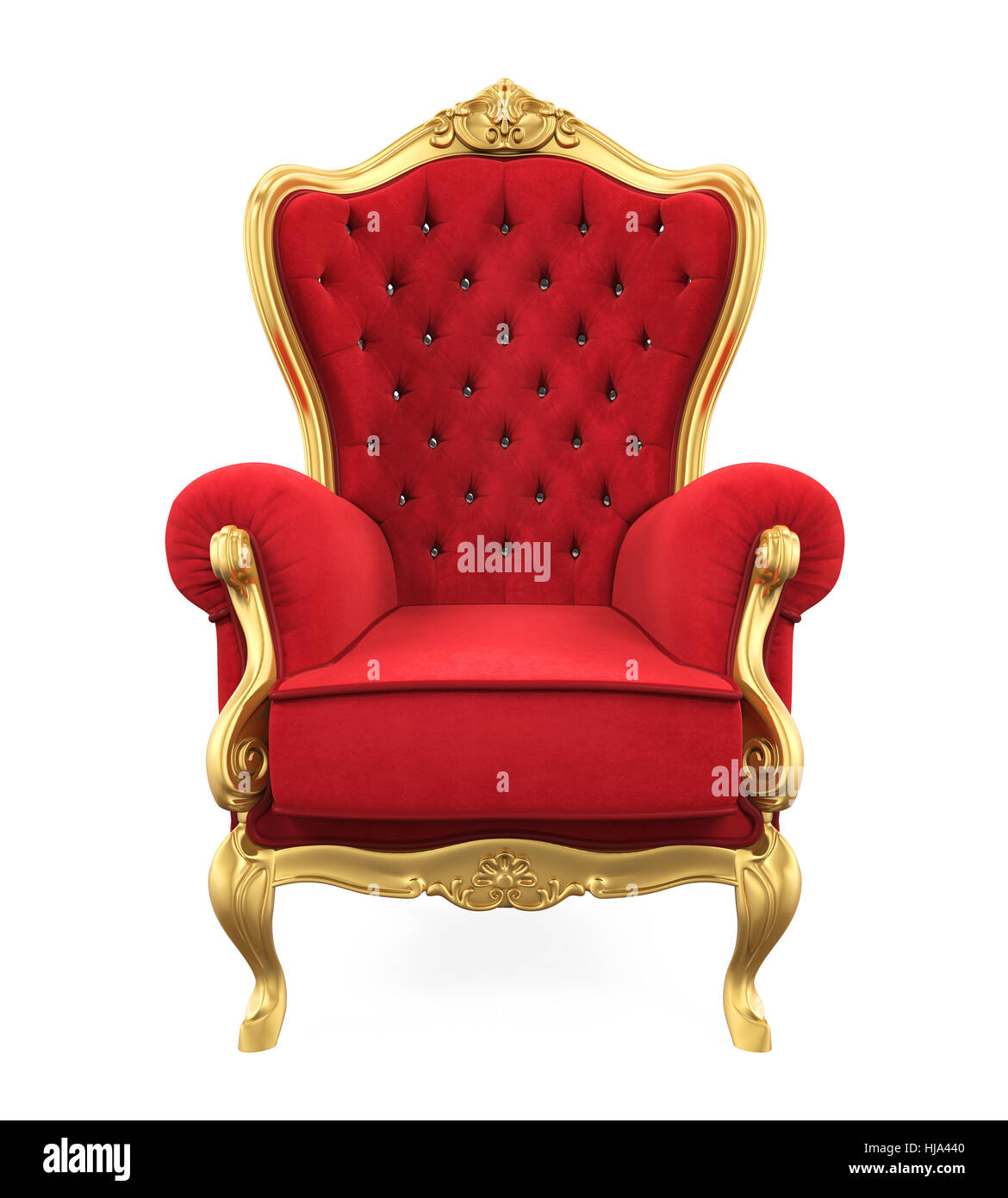 Red throne Cut Out Stock Images Pictures Alamy