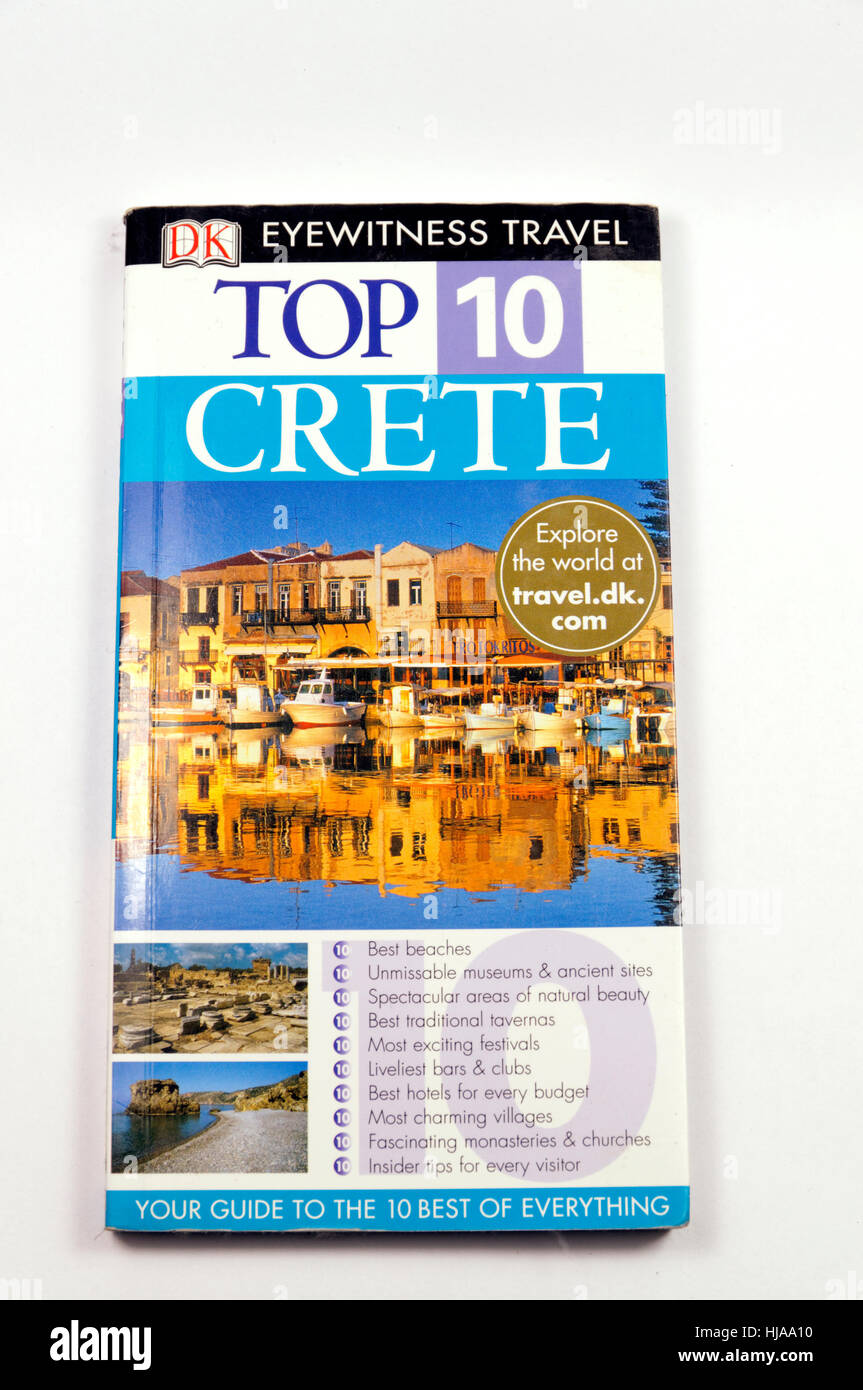 Eyewitness Travel guide to Crete. Stock Photo