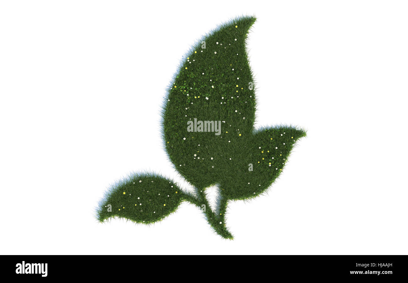 isolated, graphic, leaves, leave, sign, icon, realistic, conspicuous, Stock Photo