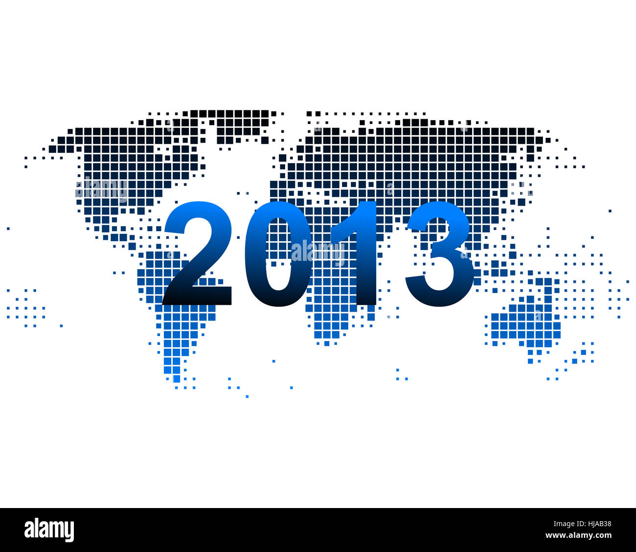 world map 2013 Stock Photo - Alamy