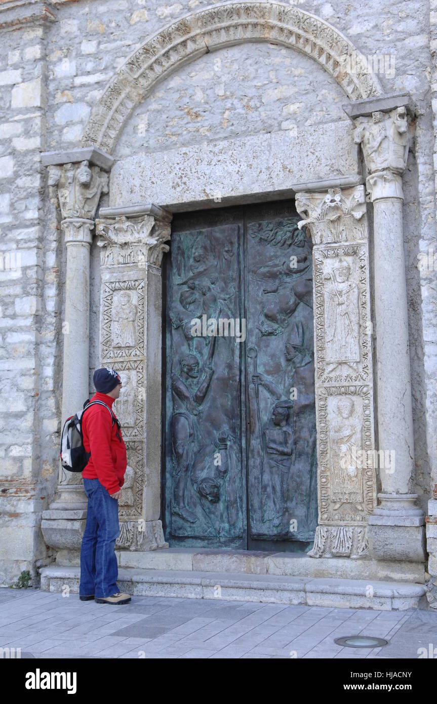 Church of San Genuario,main entrance, Marsico Nuovo, Potenza district