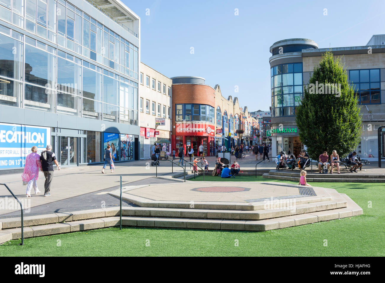 Queens Square, Crawley, West Sussex, England, United Kingdom Stock Photo