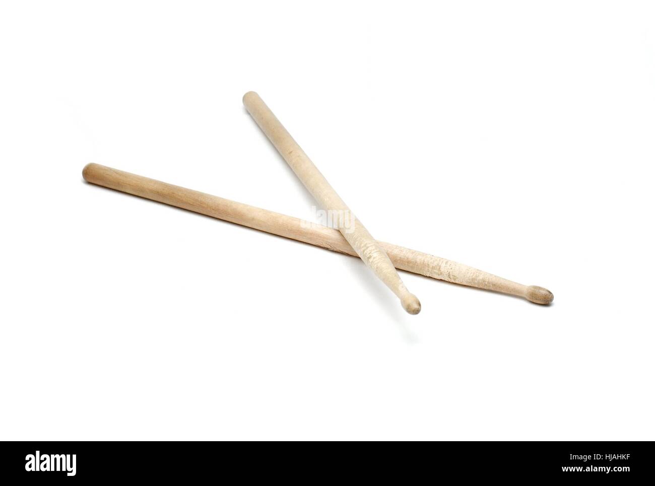 A pair of drumsticks isolated on white Stock Photo Alamy
