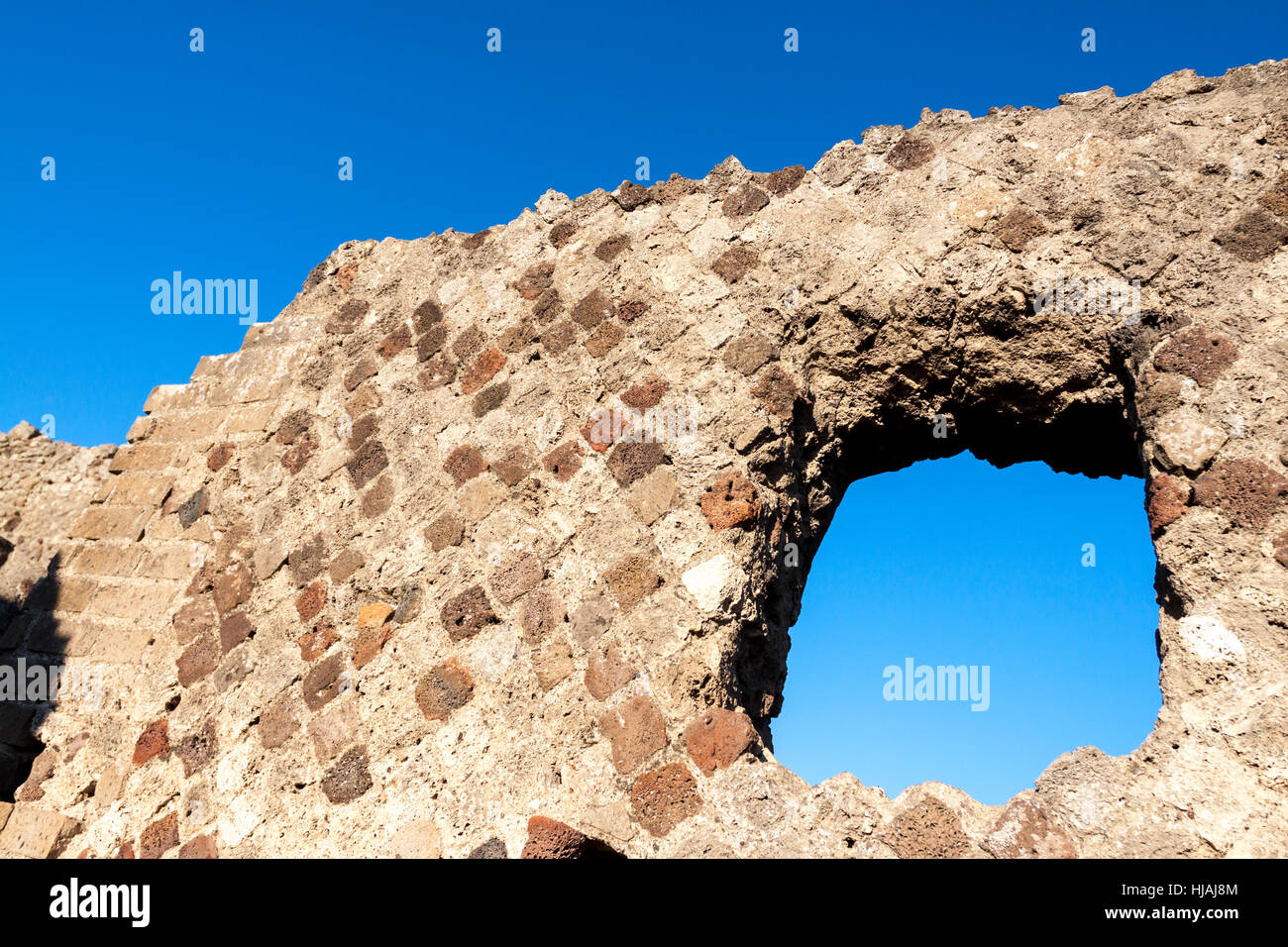 Ruins of a major important roman city. Pompeii, Campania. Italy Stock ...