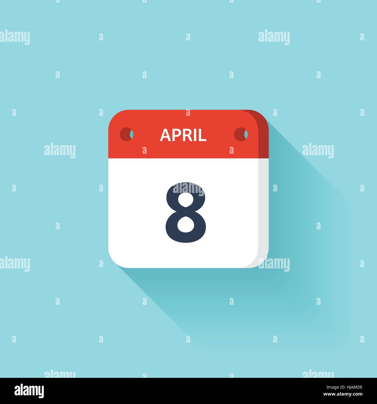 Saturday april 8 Stock Vector Images - Alamy