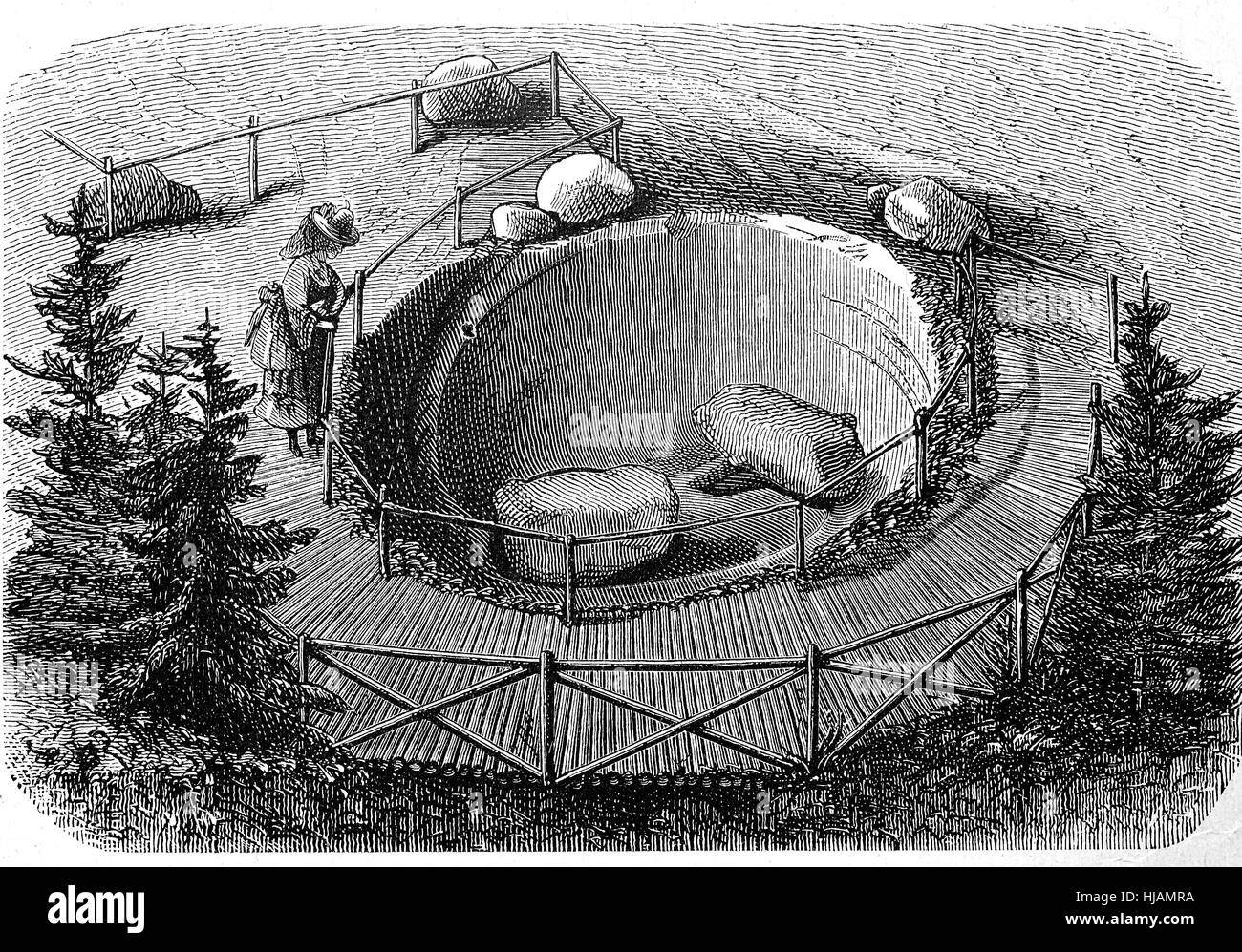 Kettle hole glacier Black and White Stock Photos & Images Alamy