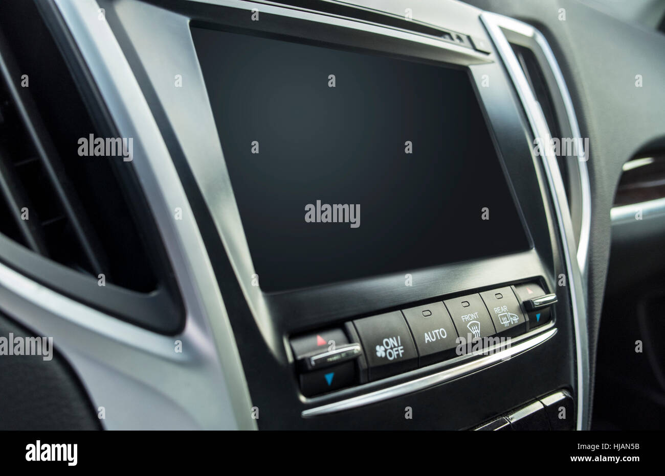 Auto Dashboard Touch Screen High Resolution Stock Photography and