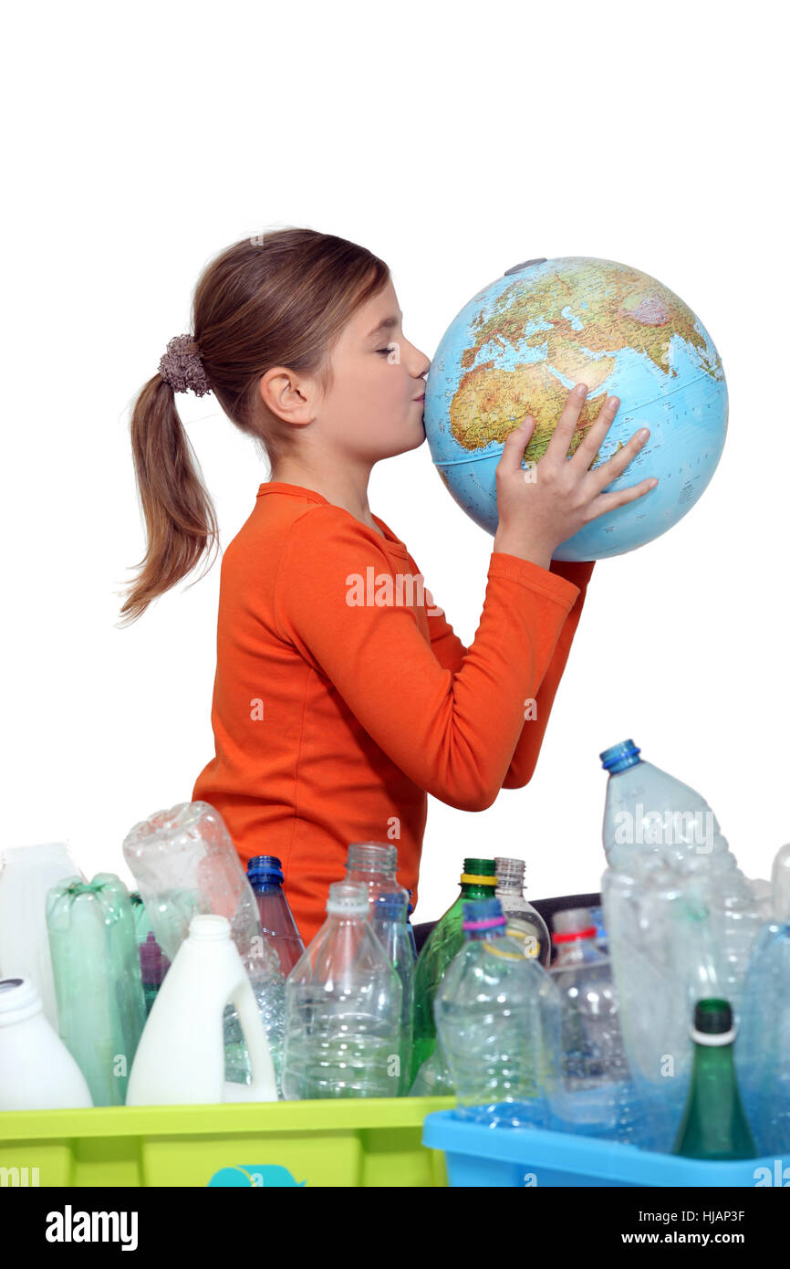 plastic, synthetic material, loving, kiss, sorting, love, in love, fell in Stock Photo