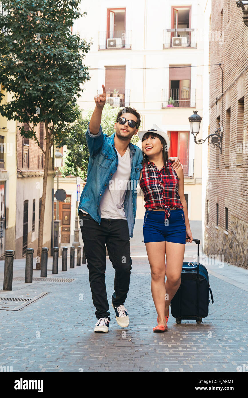 Trendy young chinese couple in hi-res stock photography and images - Alamy