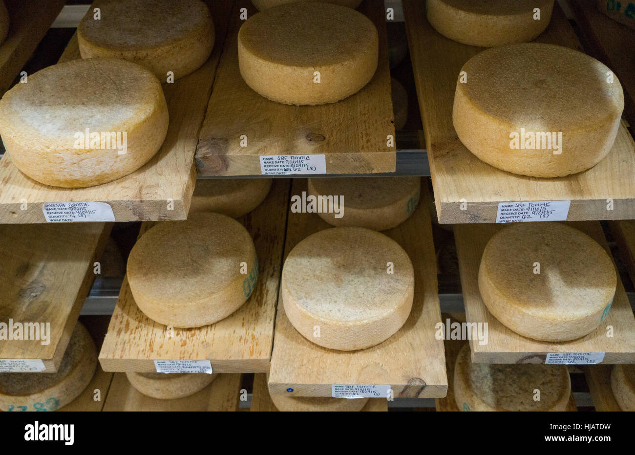 Crown cheese finish caves in Brooklyn nyc Stock Photo Alamy
