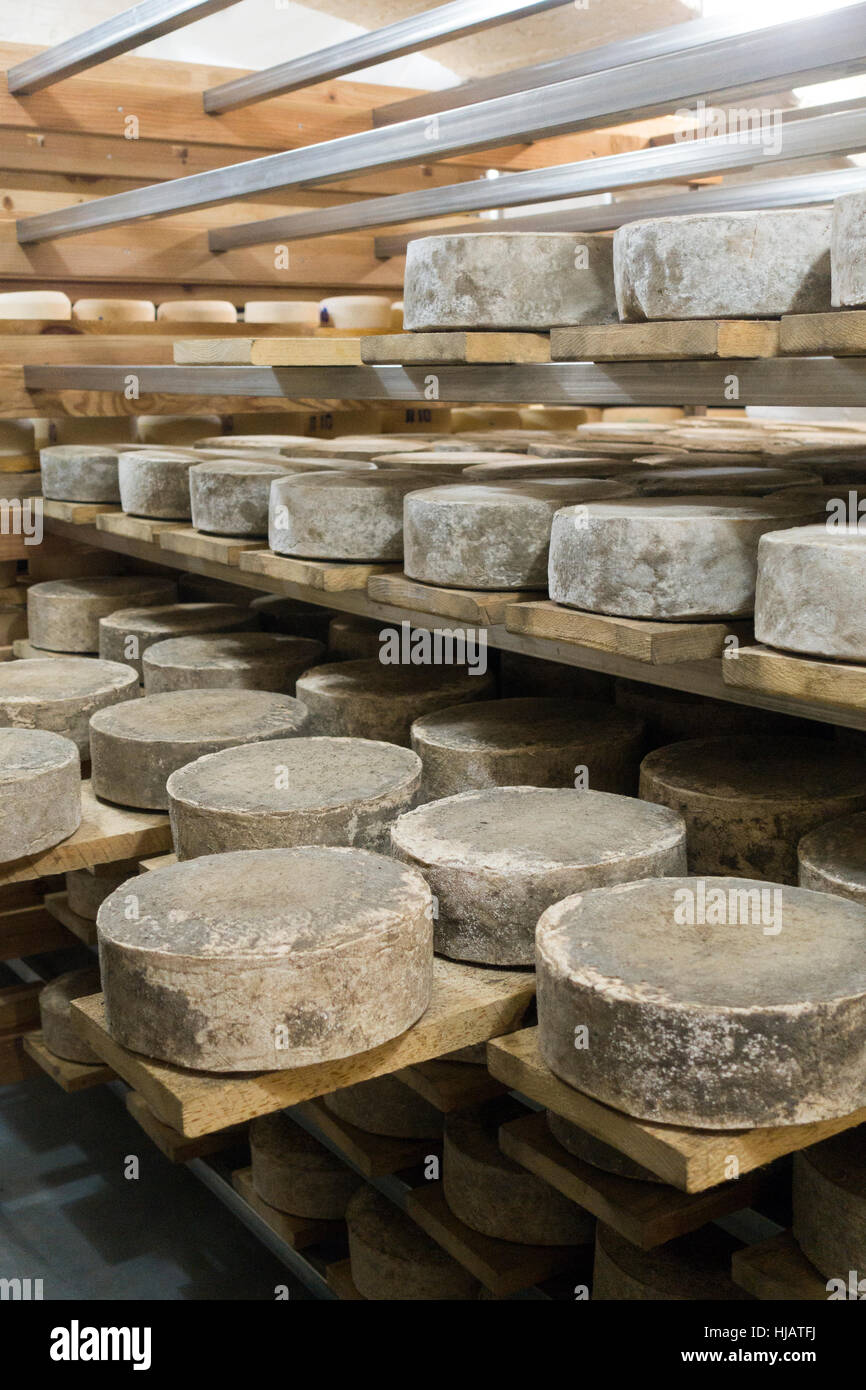 Crown cheese finish caves in Brooklyn nyc Stock Photo Alamy